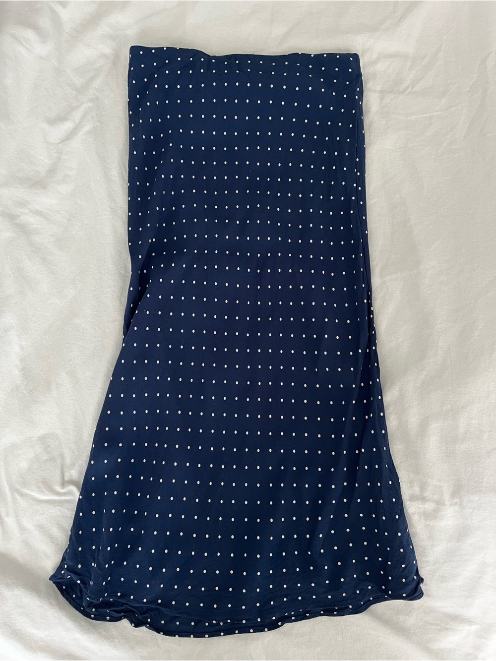 Madewell polka dot midi skirt